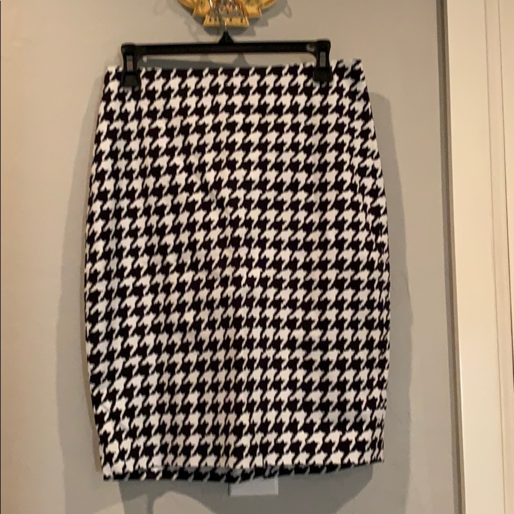 Express houndstooth pencil skirt